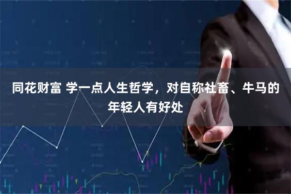 同花财富 学一点人生哲学，对自称社畜、牛马的年轻人有好处