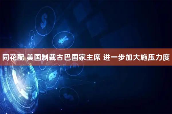 同花配 美国制裁古巴国家主席 进一步加大施压力度
